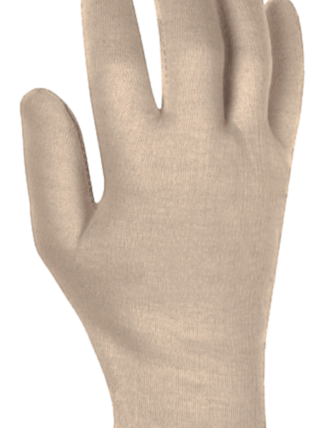 interlock natural gloves reversible