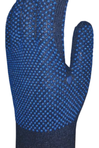 seamless pvc double side dotted gloves