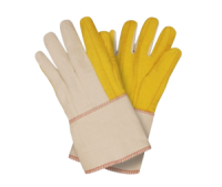 YELLOW CHORE GLOVES WITH GAUNTLET CUFF - Style # HM-485