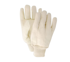 HM-1034 NATURAL CANVAS GLOVES WITH K/W
