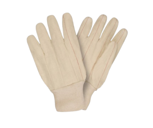 HM-1035 NATURAL CANVAS GLOVES DOUBLE PALM K/W
